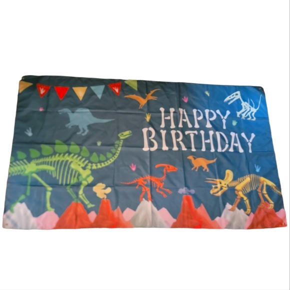 🆕️🛍 Dinosaur Birthday Banner 🆕️🛍 - Picture 1 of 3